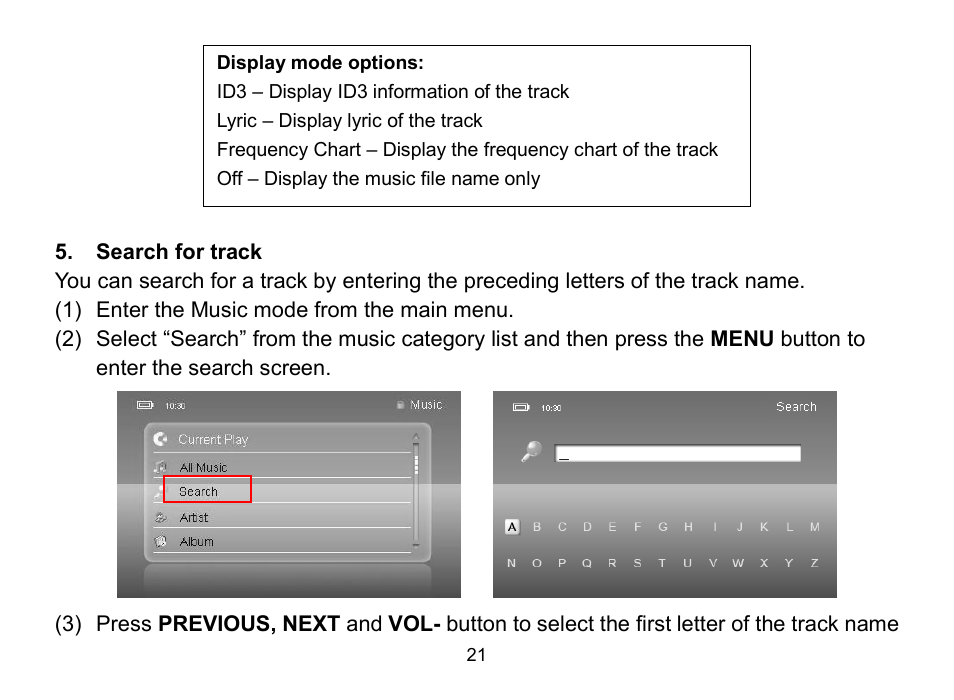 Nextar MA809 User Manual | Page 21 / 56