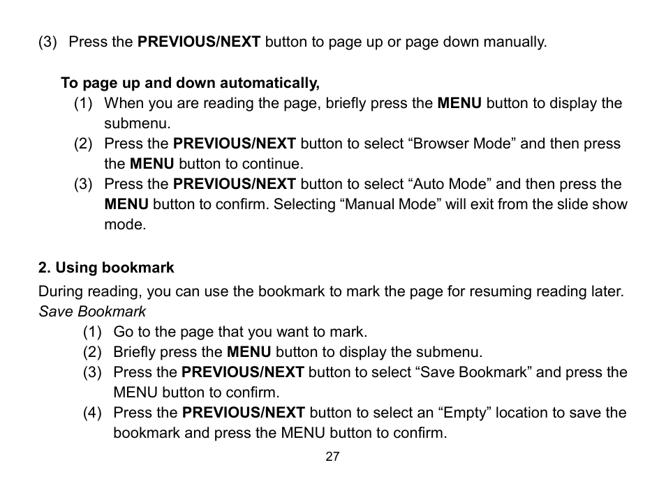 Nextar MA809 User Manual | Page 27 / 56