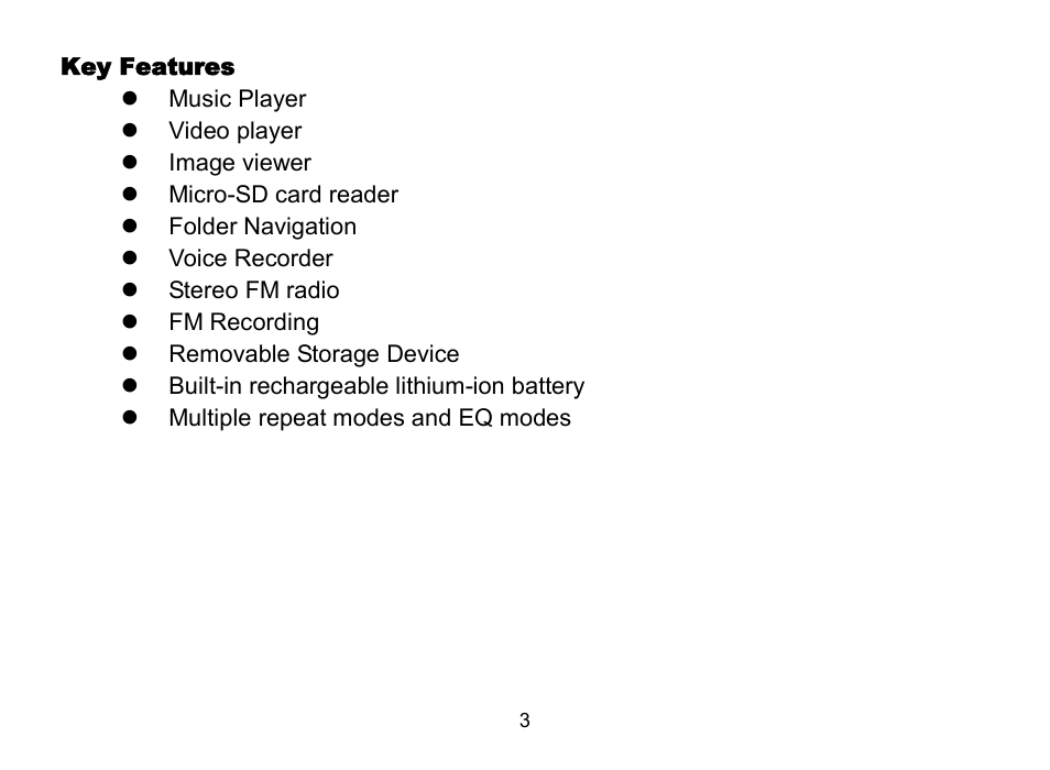 Nextar MA809 User Manual | Page 3 / 56