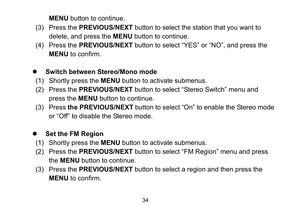 Nextar MA809 User Manual | Page 34 / 56