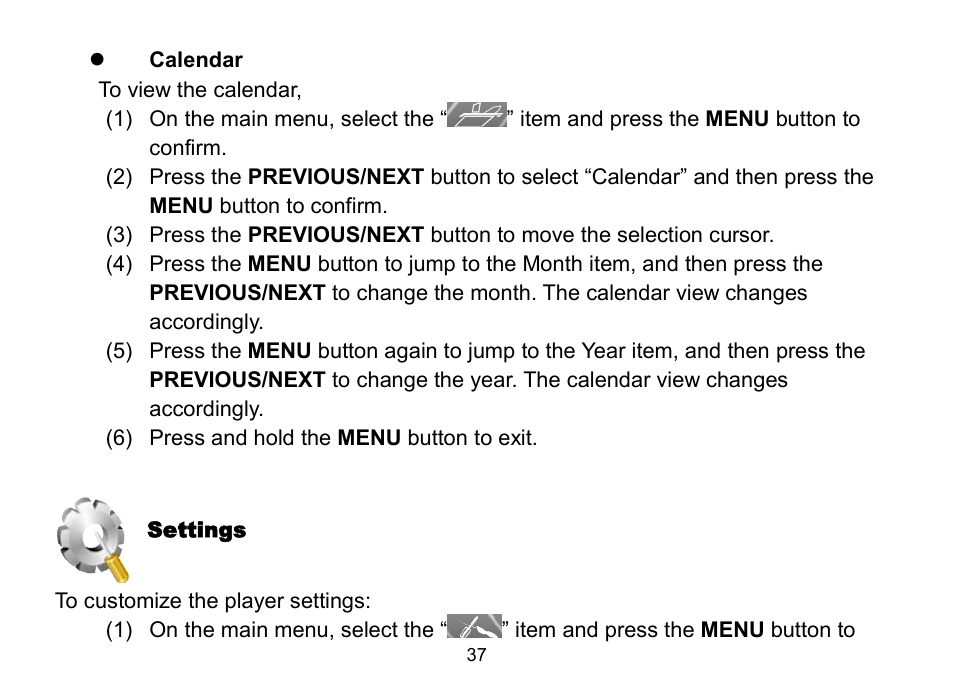 Nextar MA809 User Manual | Page 37 / 56