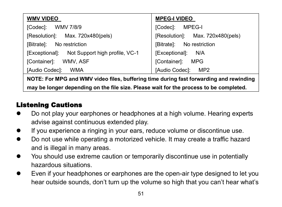 Nextar MA809 User Manual | Page 51 / 56