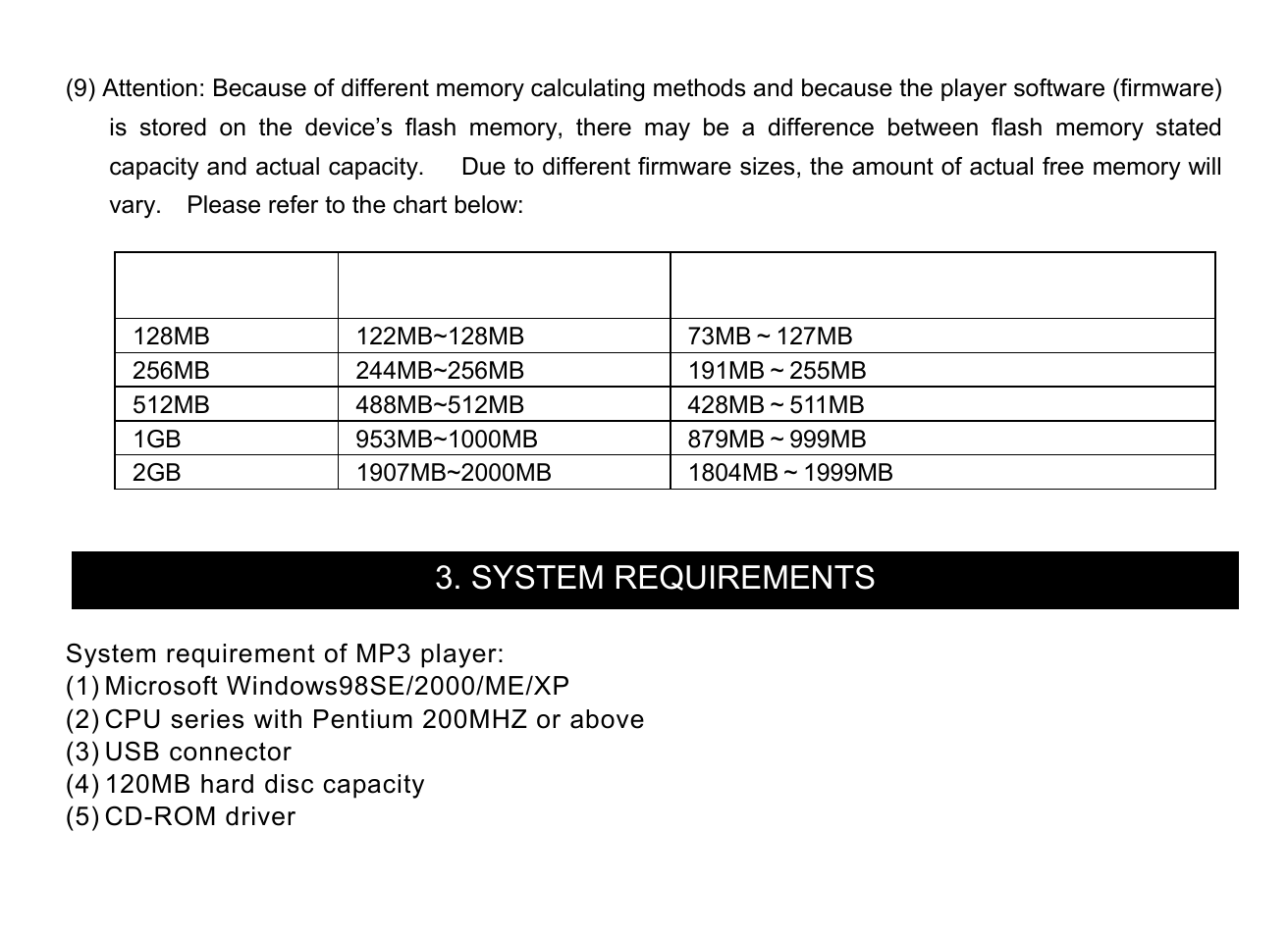 System requirements | Nextar MA715 User Manual | Page 4 / 46