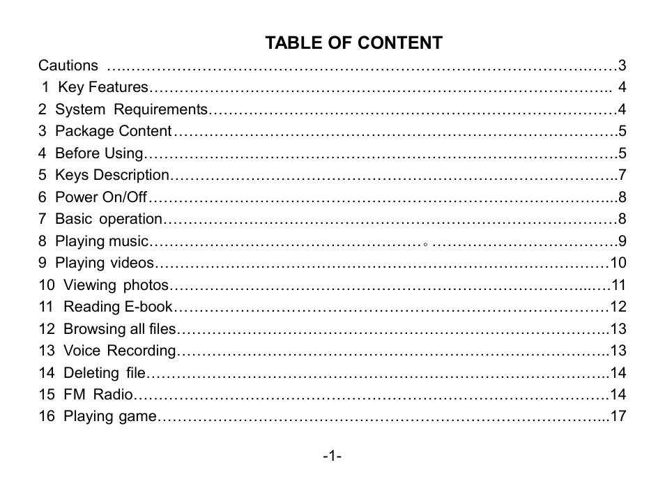 Nextar MA852s User Manual | Page 2 / 33