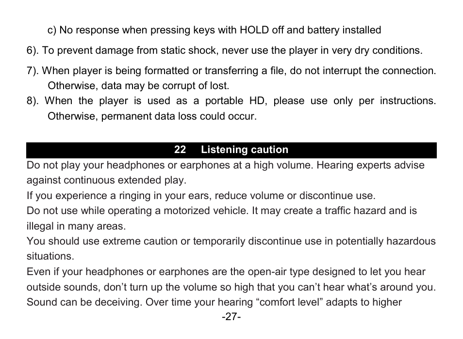 Nextar MA852s User Manual | Page 28 / 33