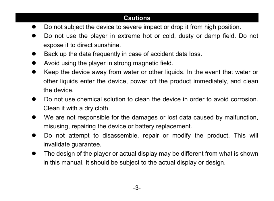 Nextar MA852s User Manual | Page 4 / 33