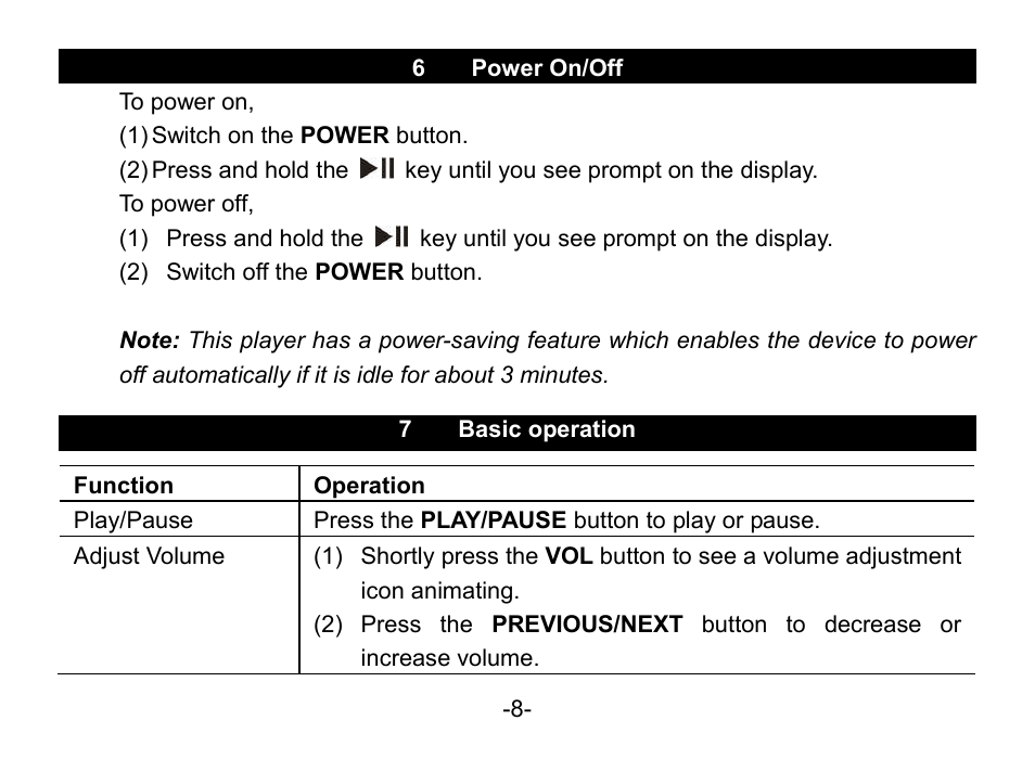 Nextar MA852s User Manual | Page 9 / 33