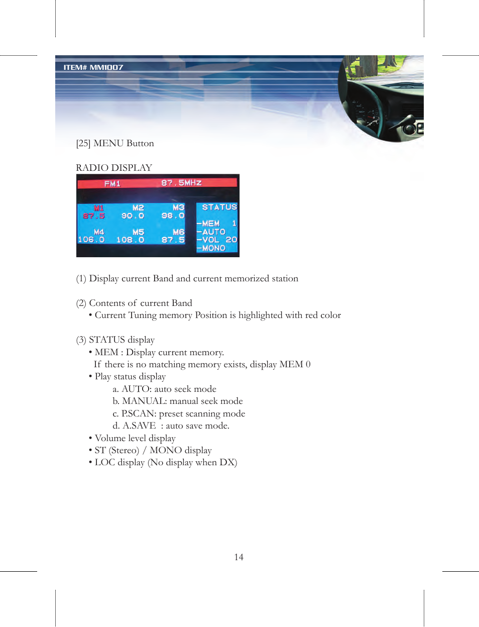 Nextar MM1007 User Manual | Page 15 / 37
