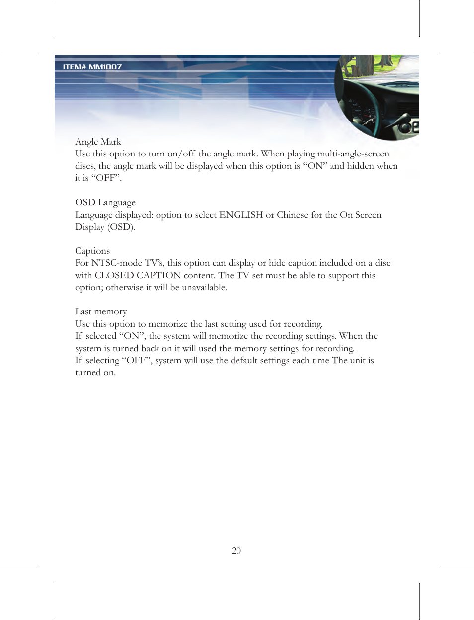 Nextar MM1007 User Manual | Page 21 / 37