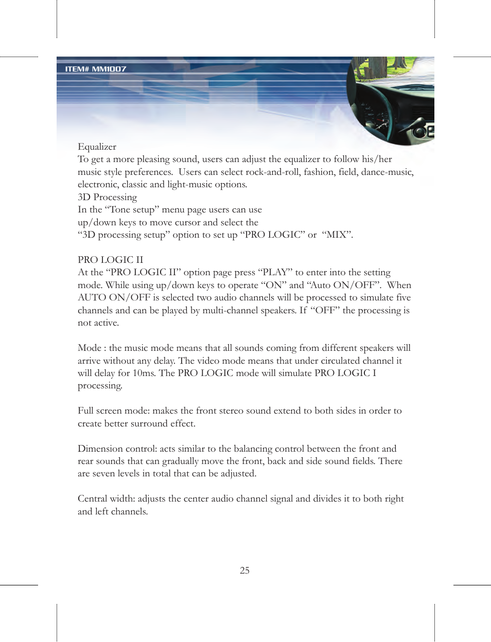 Nextar MM1007 User Manual | Page 26 / 37