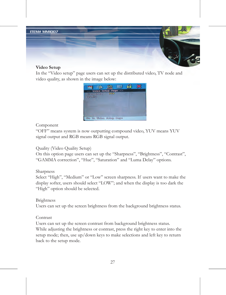 Nextar MM1007 User Manual | Page 28 / 37