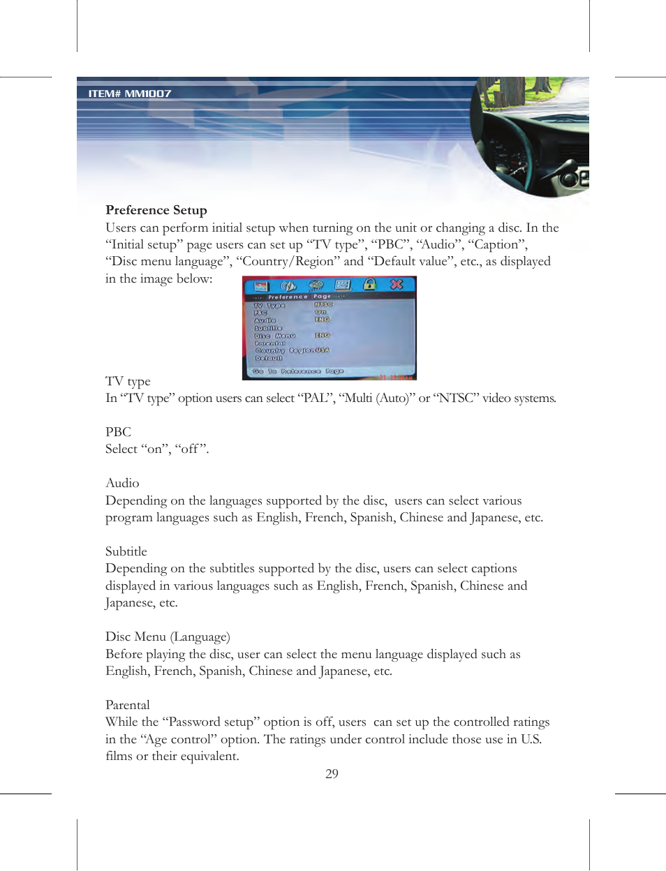 Nextar MM1007 User Manual | Page 30 / 37