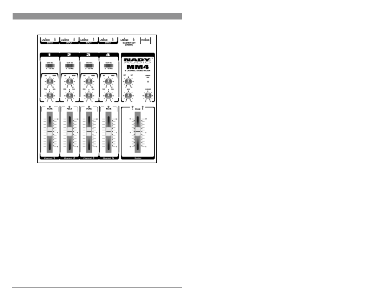 Nady Systems MM4 User Manual | Page 4 / 10