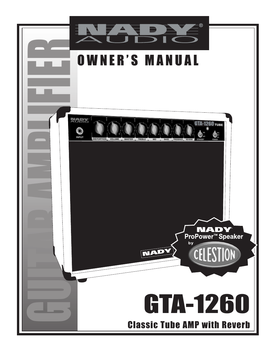 Nady Systems GTA-1260 User Manual | 8 pages
