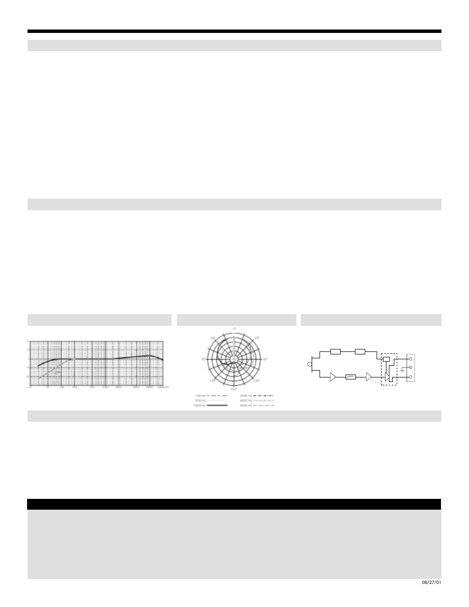 Service, Spc-10 specifications, Using your spc-10 | Precautions and care of your spc-10, Frequency response, Polar pattern schematic | Nady Systems SPC-10 User Manual | Page 2 / 2