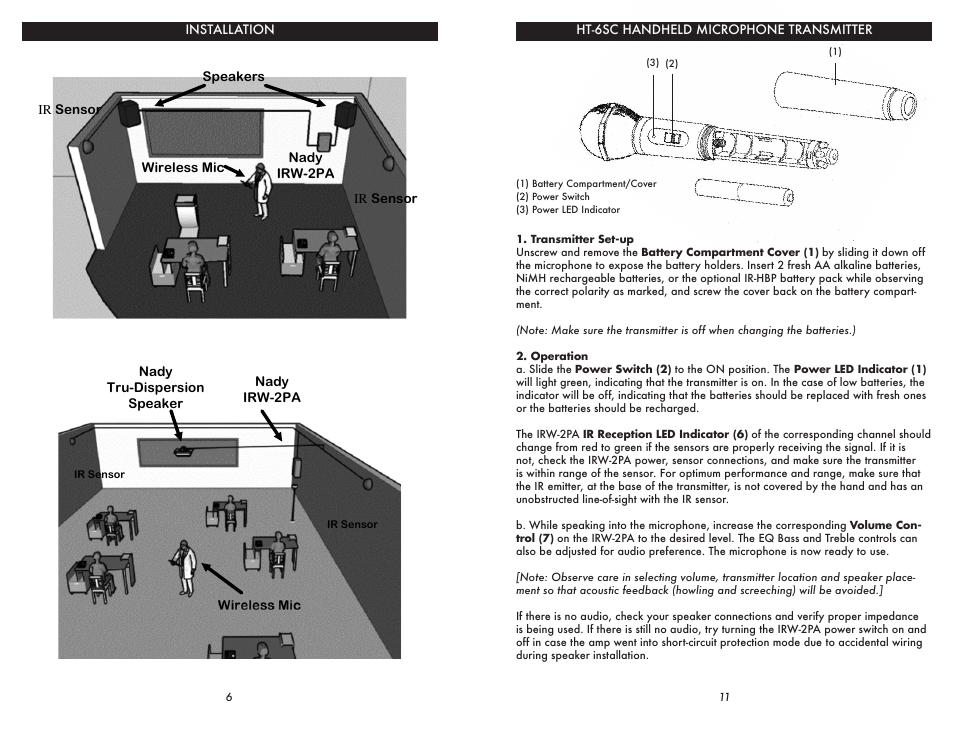 Nady Systems IRW-2PA User Manual | Page 6 / 8