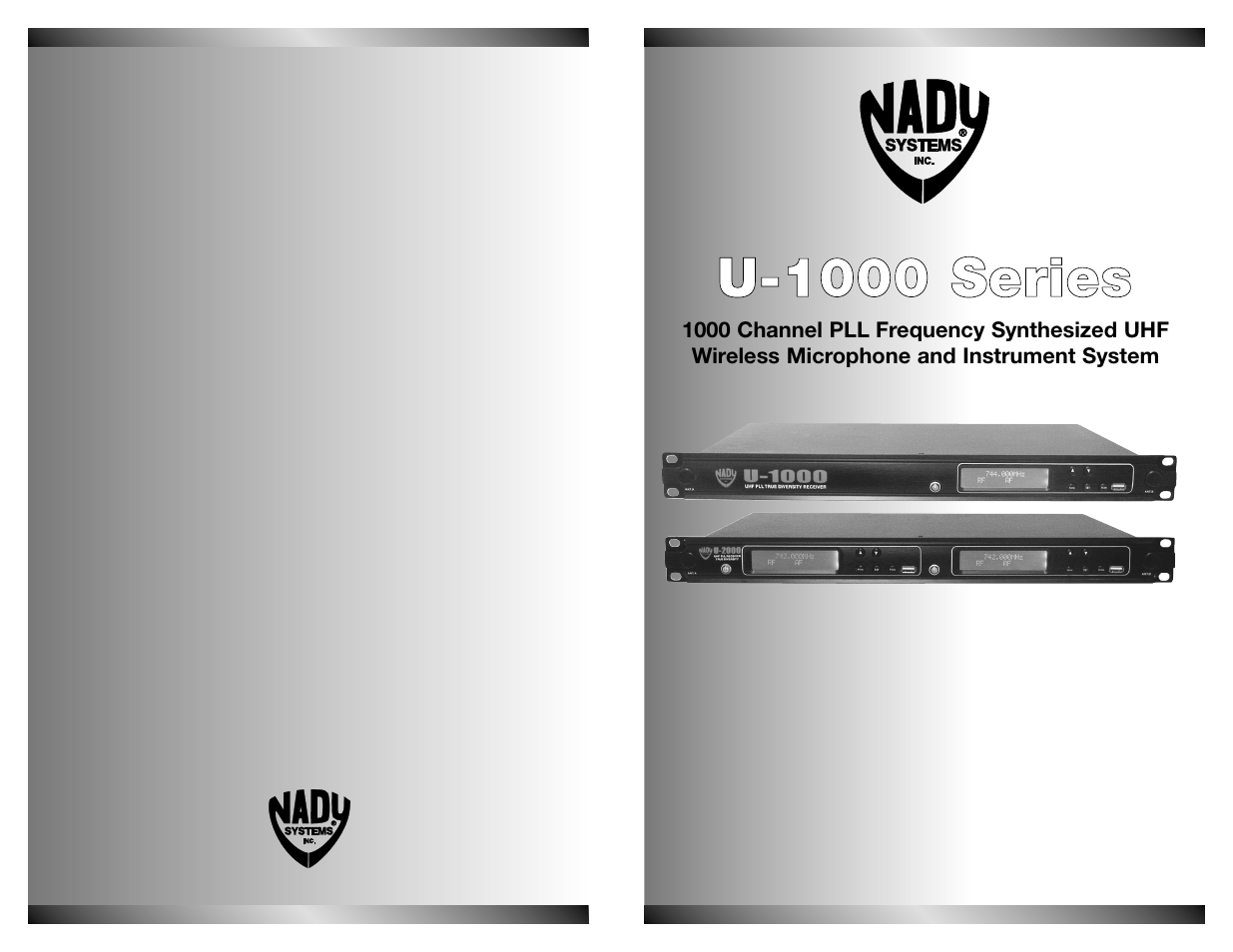 Nady Systems U-1000 User Manual | 12 pages