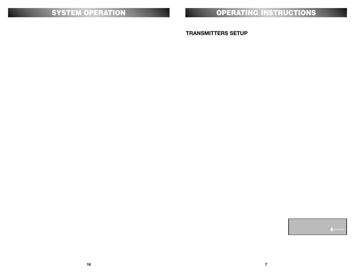 System operation, Operating instructions | Nady Systems U-1000 User Manual | Page 7 / 12