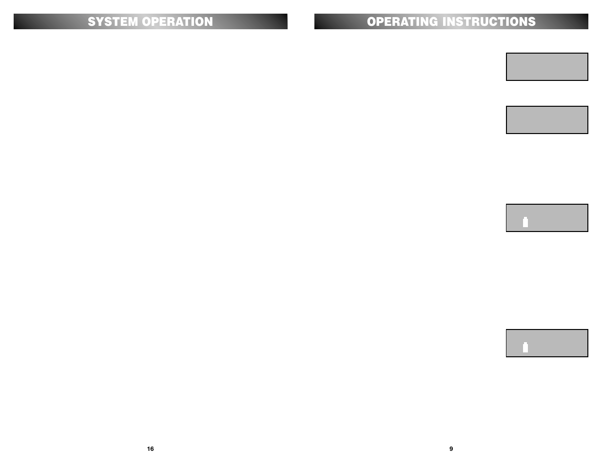 System operation, Operating instructions | Nady Systems U-1000 User Manual | Page 9 / 12