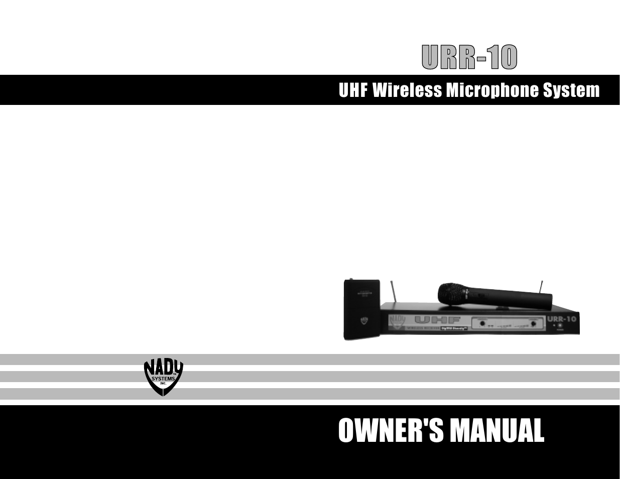 Nady Systems UB-10 User Manual | 7 pages