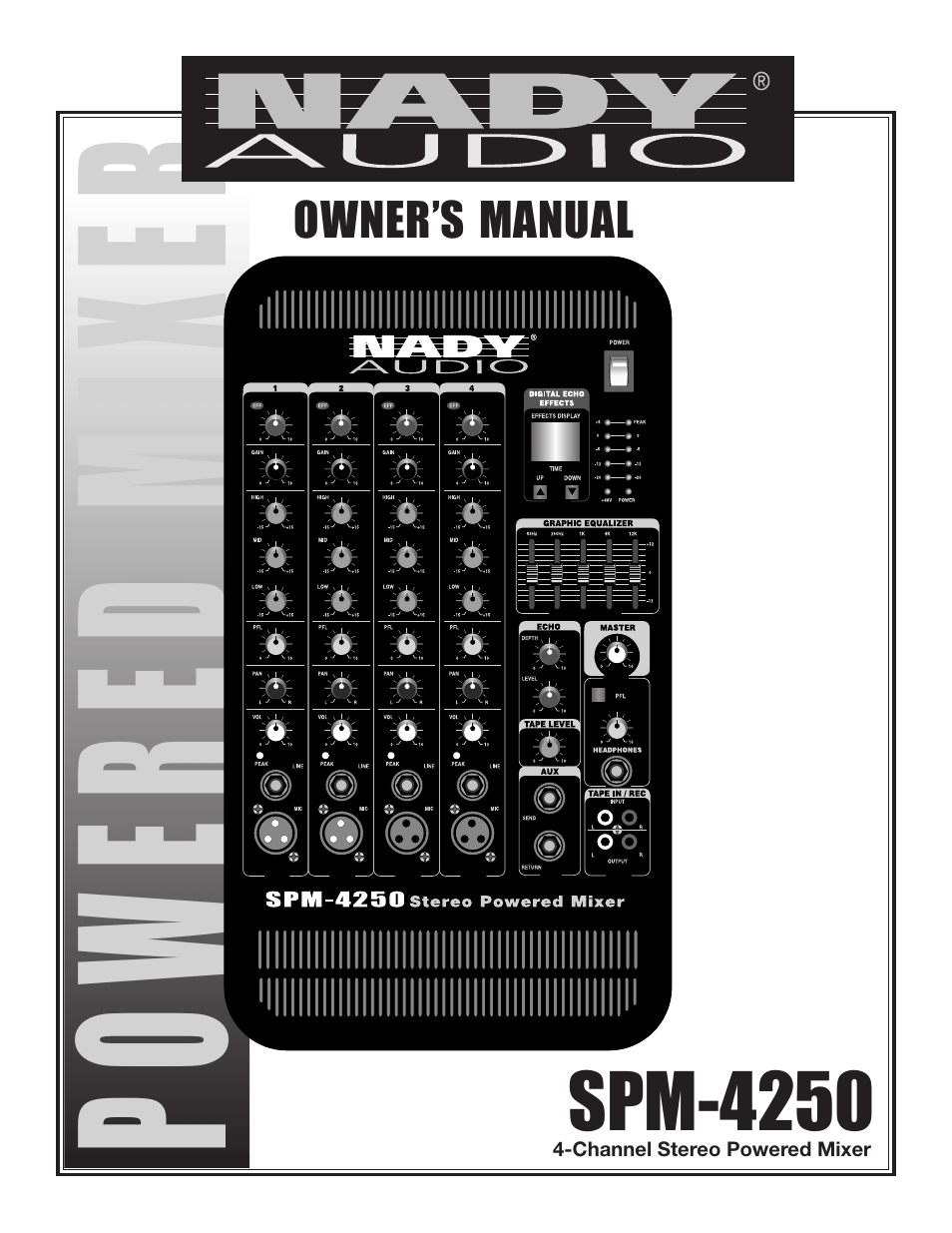 Nady Systems SPM-4250 User Manual | 12 pages