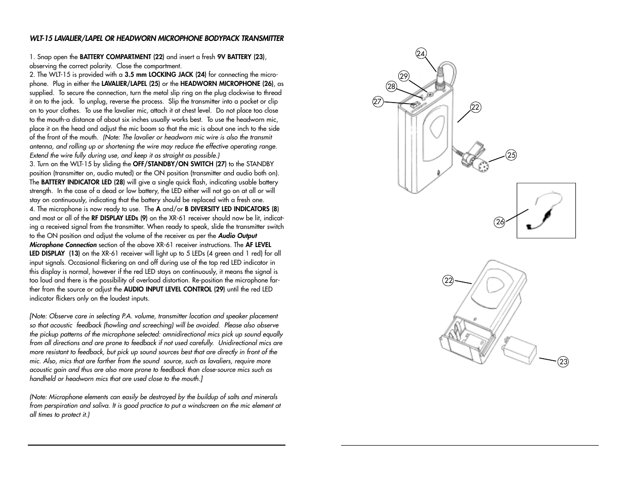 Nady Systems XR-61 User Manual | Page 10 / 10