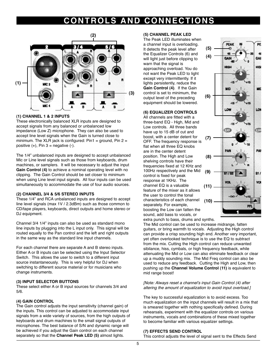 Nady Systems PMX-420 User Manual | Page 5 / 12