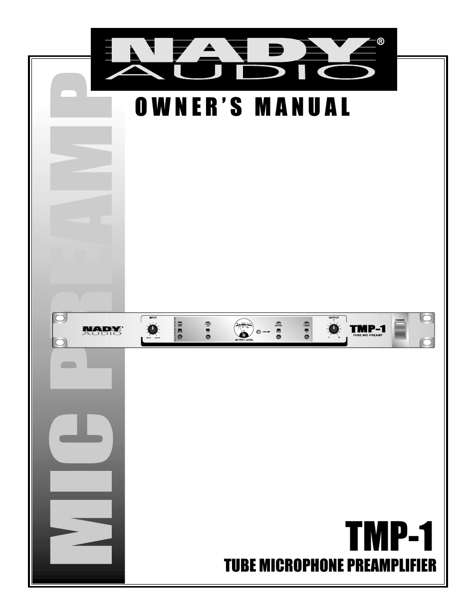 Nady Systems TMP-1 MICPREAMP User Manual | 8 pages