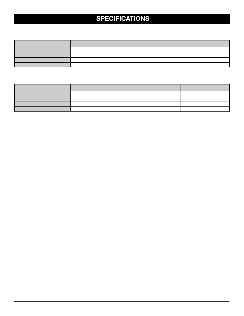 Specifications, General | Nady Systems SPM 6600/8600 User Manual | Page 13 / 15