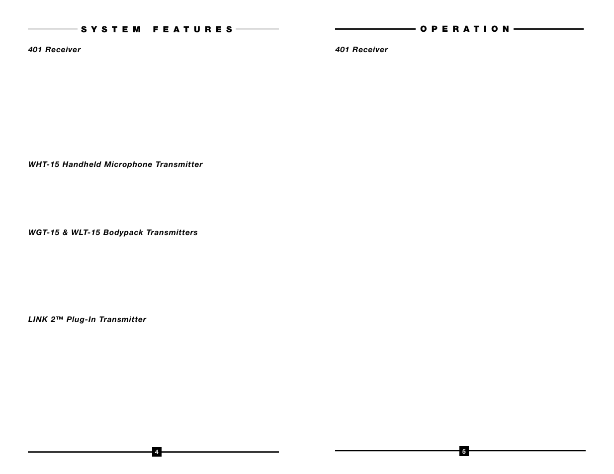 Nady Systems 401 User Manual | Page 3 / 10