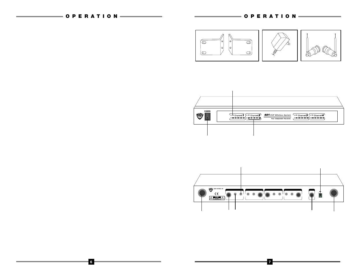 Emeryville, ca usa made in china | Nady Systems 401 User Manual | Page 4 / 10