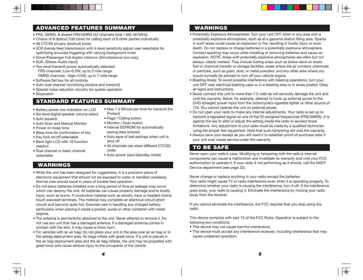 Nady Systems Nady MRC-11X User Manual | Page 3 / 13