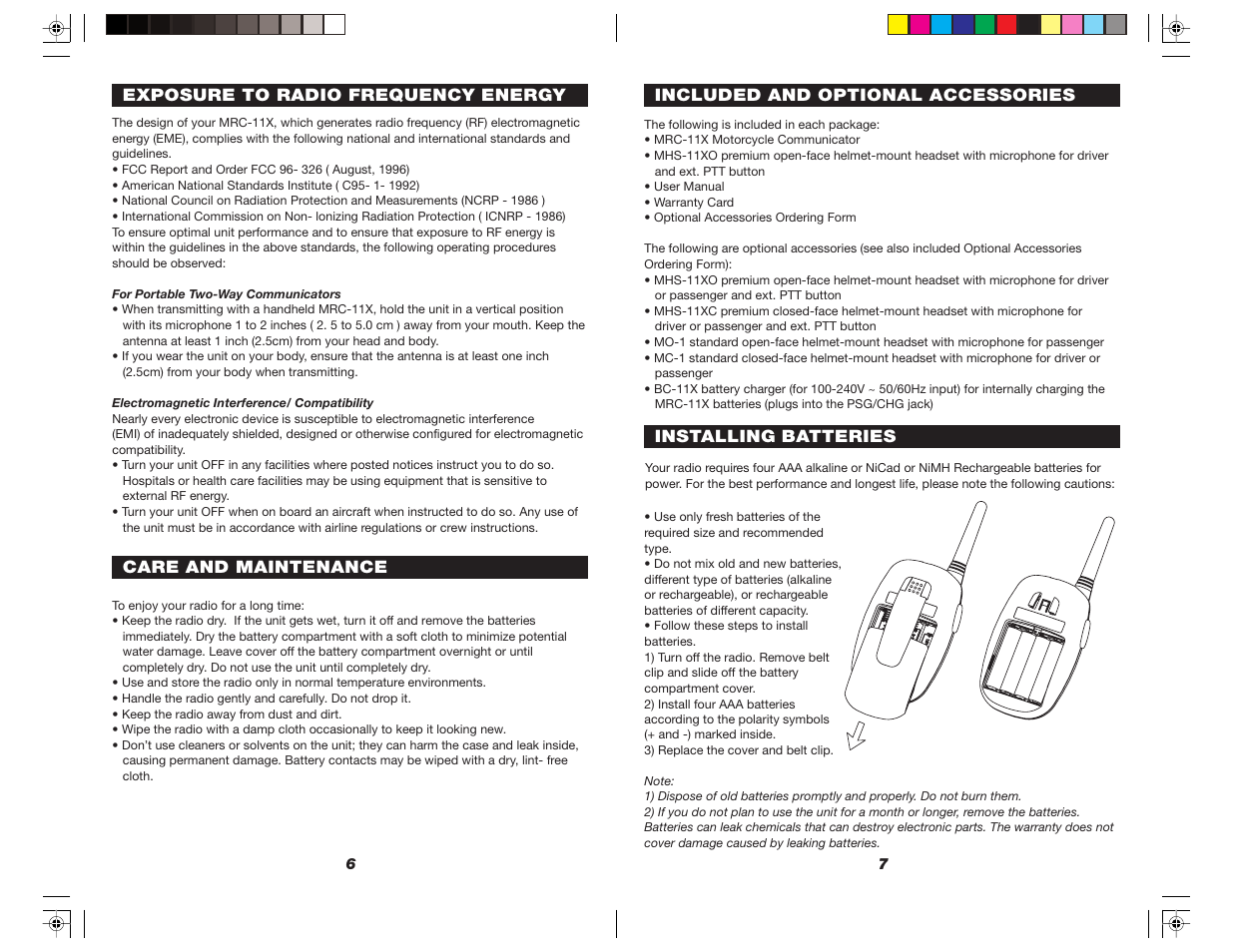 Nady Systems Nady MRC-11X User Manual | Page 4 / 13