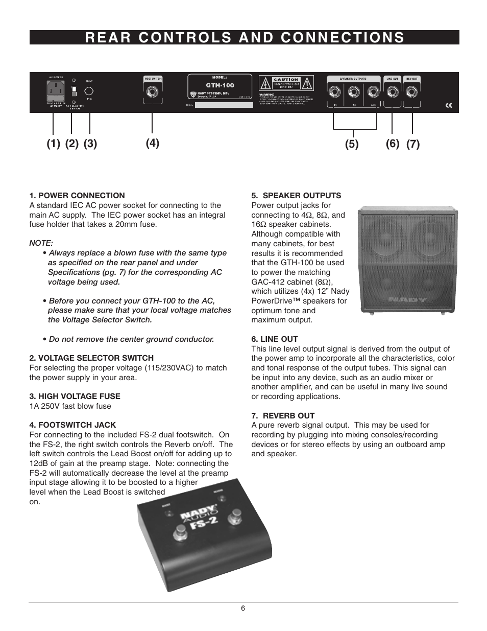 Nady Systems GTH-100 User Manual | Page 6 / 8