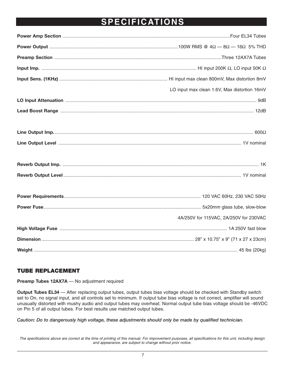 Nady Systems GTH-100 User Manual | Page 7 / 8