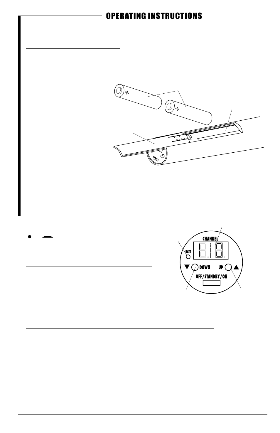 Operating instructions | Nady Systems UHF-16 User Manual | Page 10 / 19