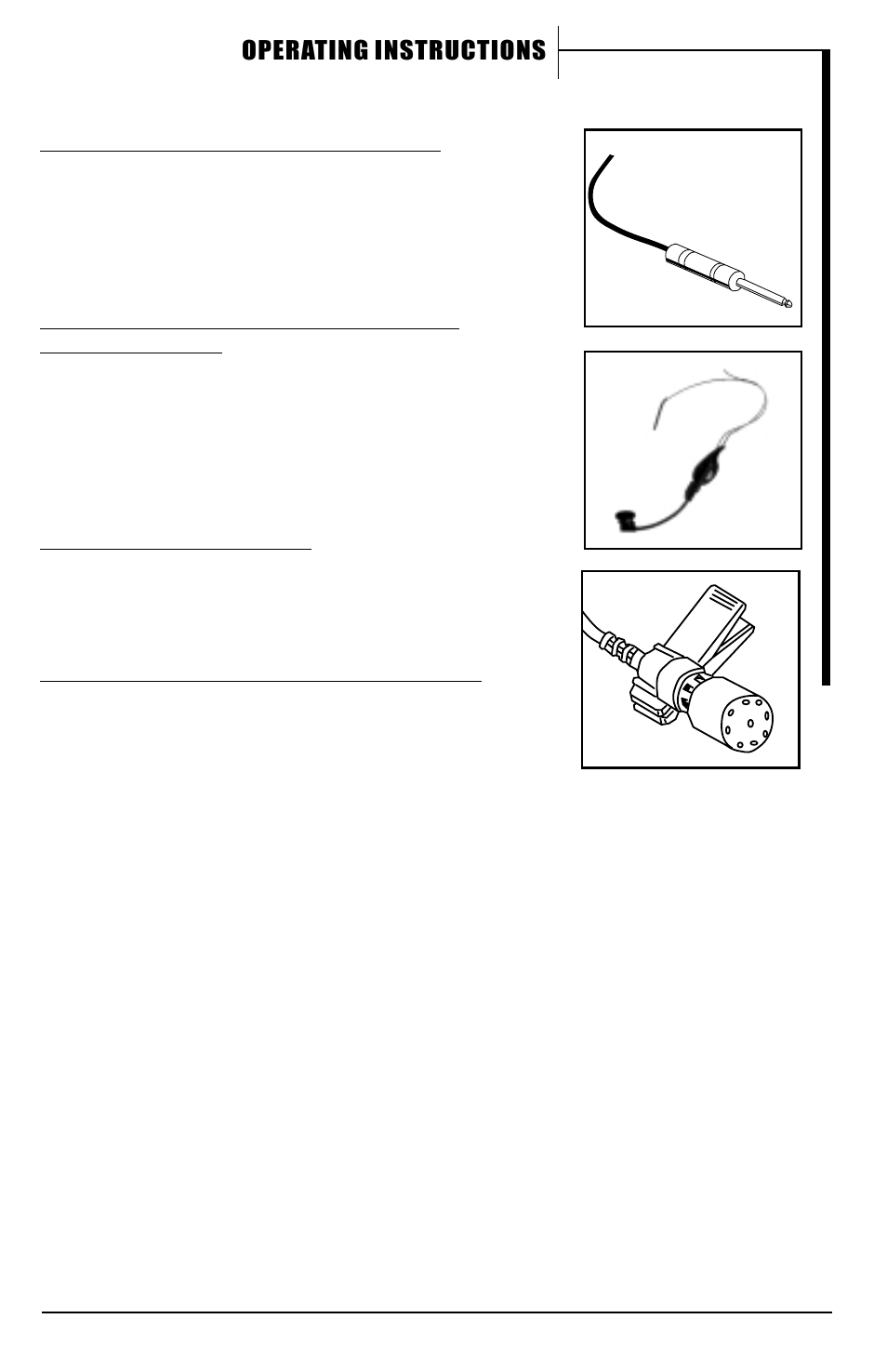Operating instructions | Nady Systems UHF-16 User Manual | Page 13 / 19