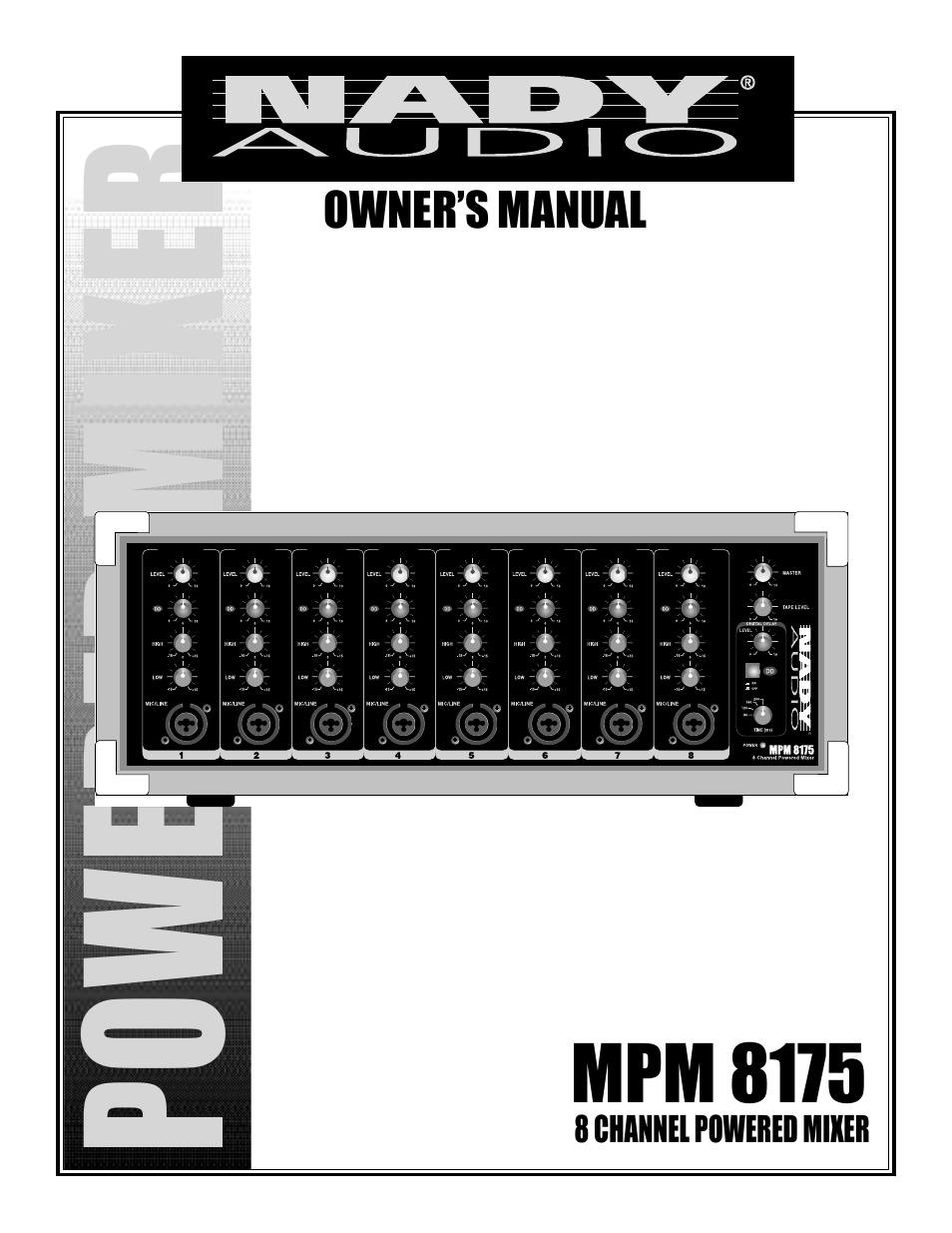Nady Systems MPM 8175 User Manual | 12 pages