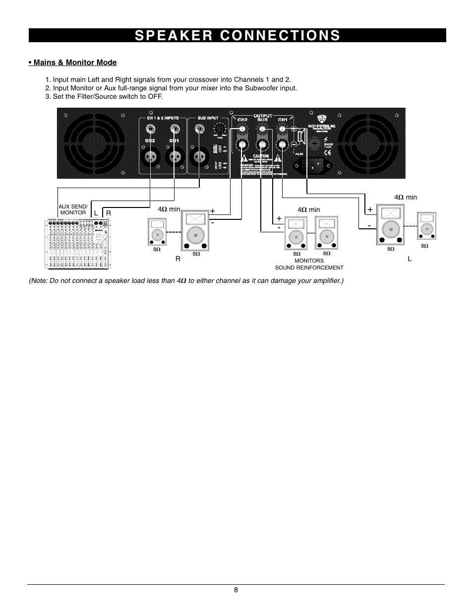 Nady Systems 3WA-1700 User Manual | Page 8 / 11