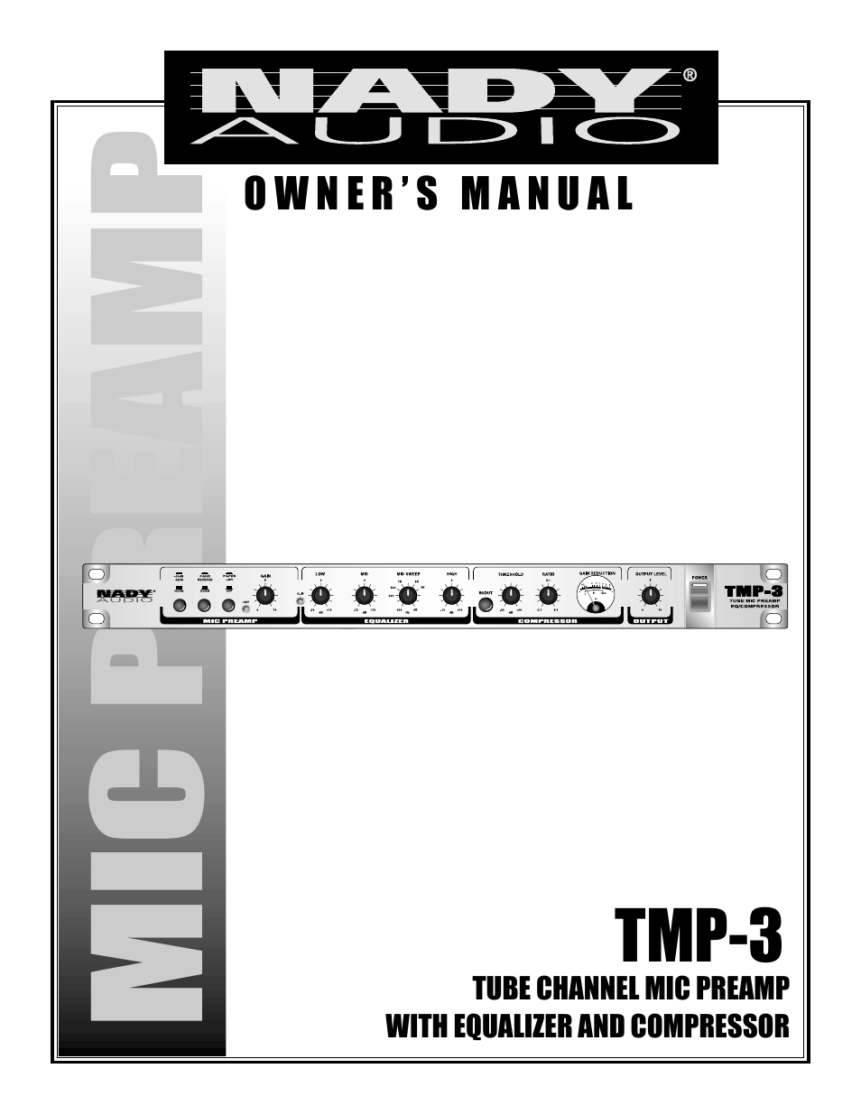 Nady Systems TMP-3 User Manual | 8 pages