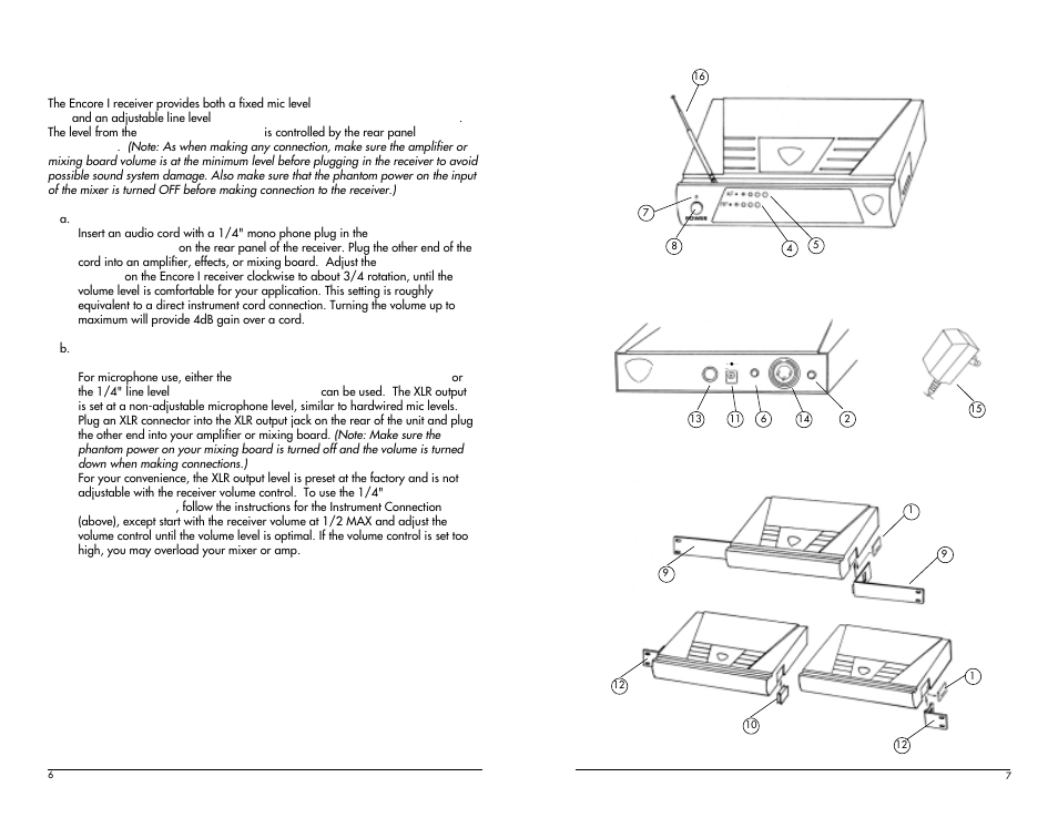 Nady Systems Encore I User Manual | Page 4 / 11