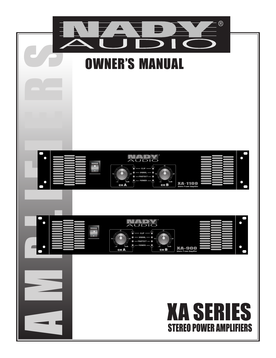 Nady Systems XA User Manual | 12 pages