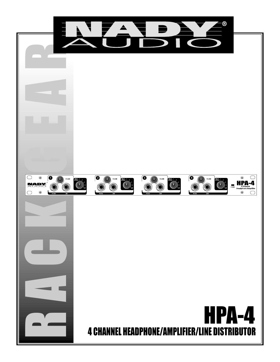 Nady Systems HPA-4 User Manual | 8 pages