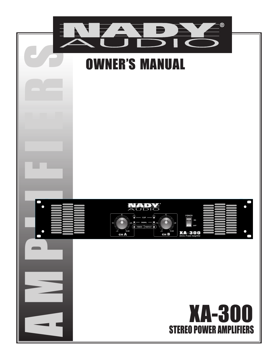 Nady Systems XA-300 User Manual | 12 pages