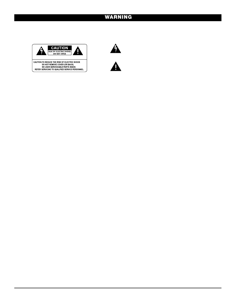 Important safety instructions, Warning | Nady Systems CX-22SW User Manual | Page 3 / 7