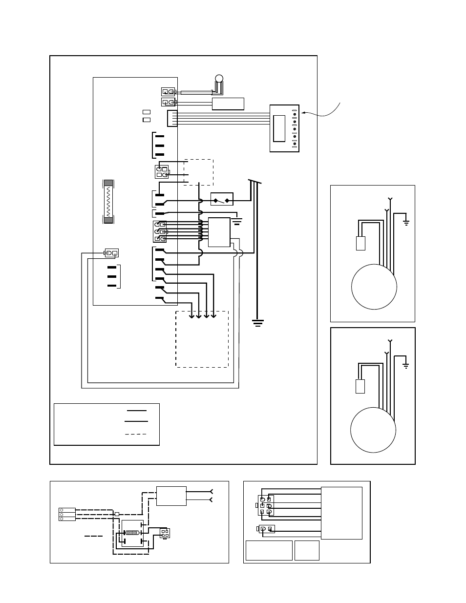 Wiring diagram 500 (damper defrost), Defrost details, Auto-transformer detail | Fan motor details | Lifebreath 500ERV User Manual | Page 27 / 31