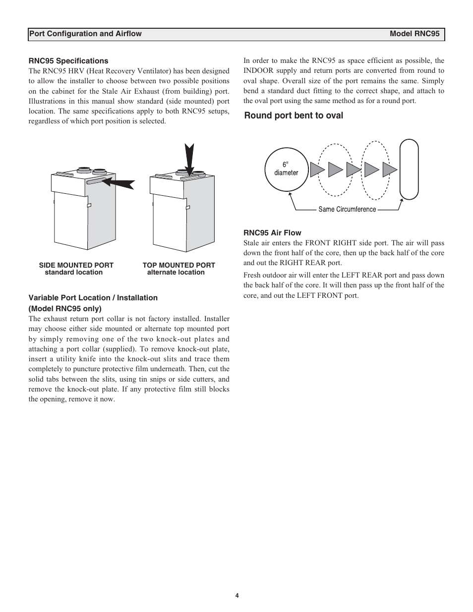 Lifebreath RNC120D User Manual | Page 4 / 36