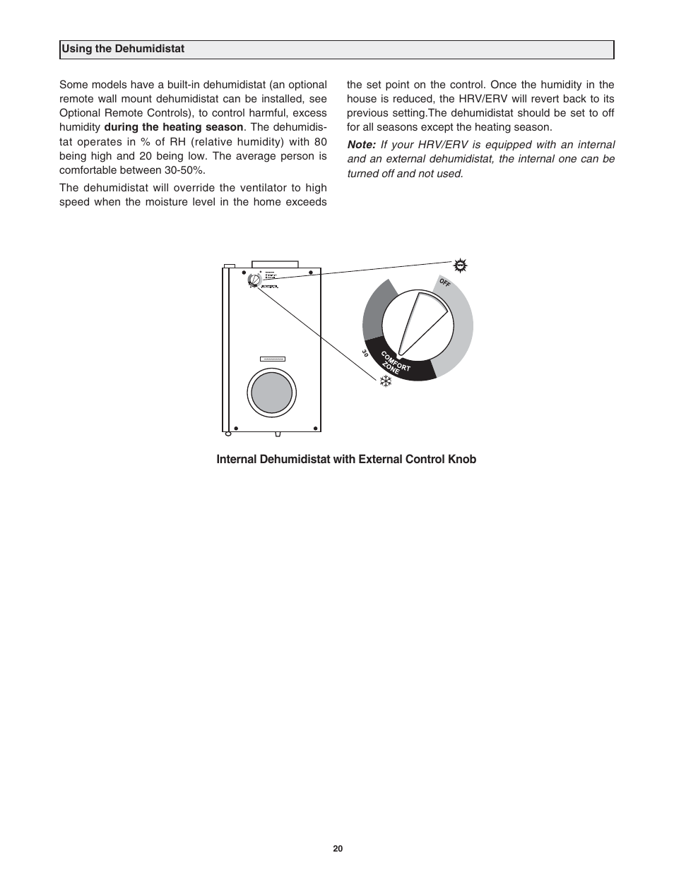 Lifebreath 200MAX RX  EN User Manual | Page 20 / 36