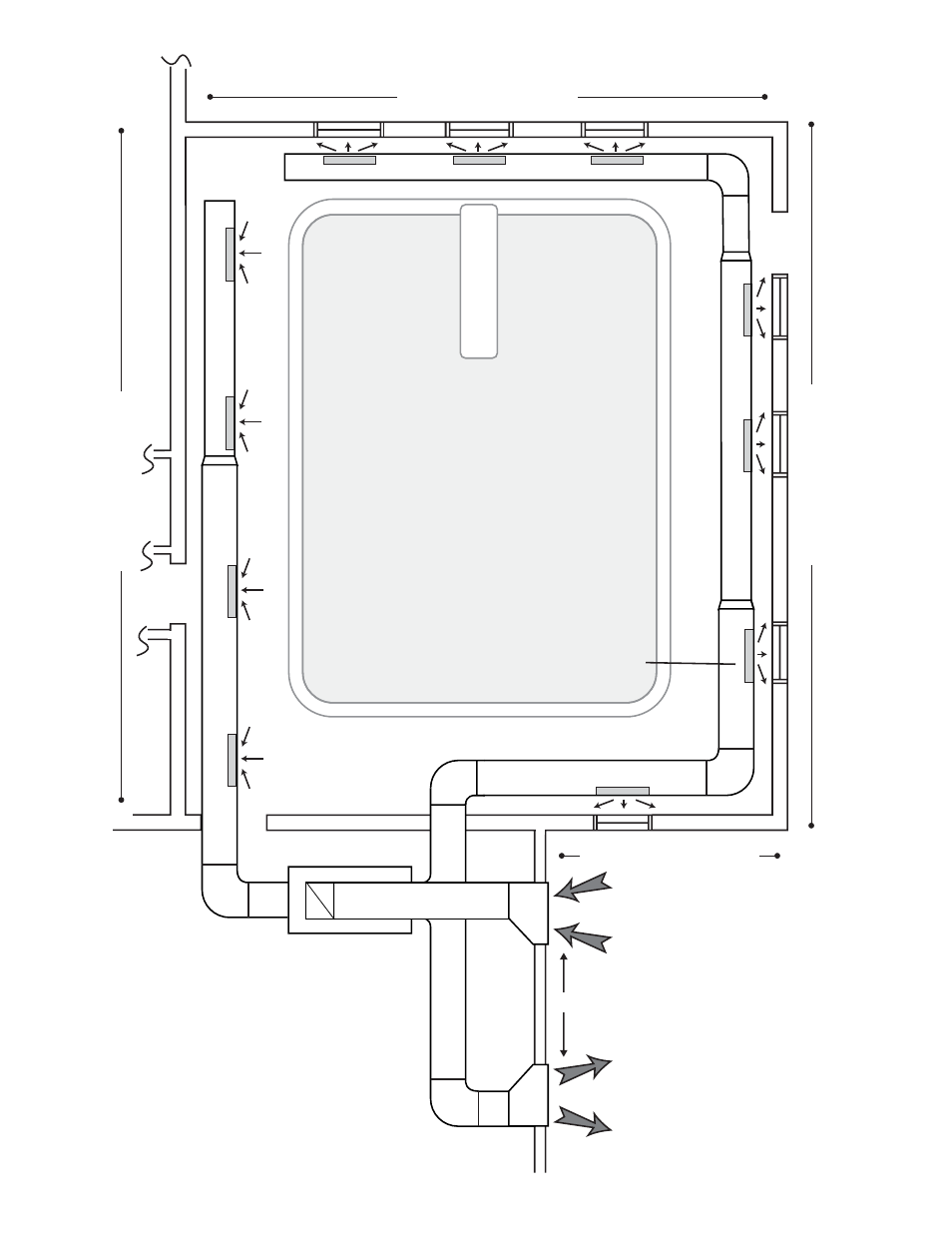 Typical duct layout sketch #2 | Lifebreath 700DDPOOL User Manual | Page 11 / 26