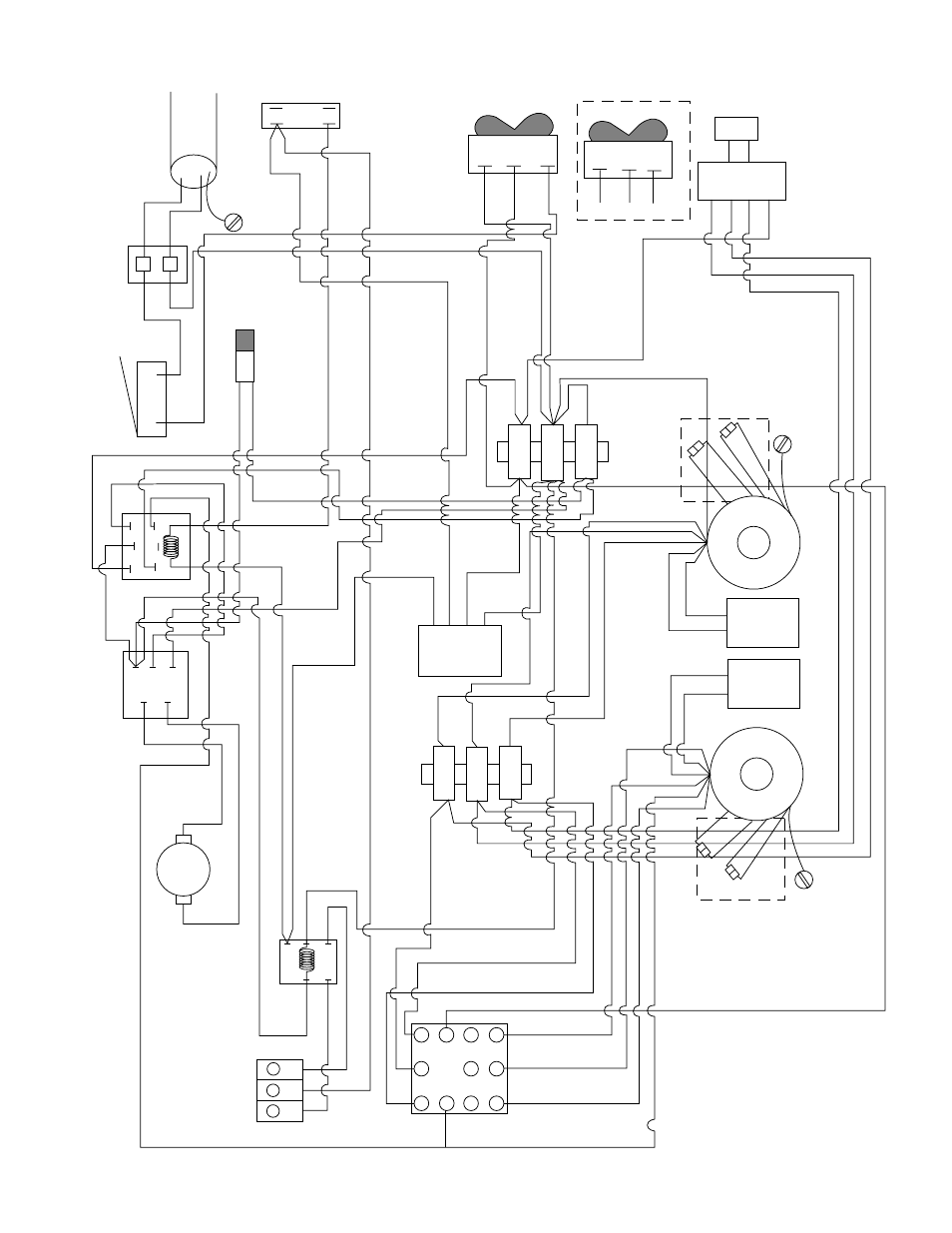 Damper defrost) pool style, Analouge style controls, Wiring diagram | 12 3 l | Lifebreath 700DDPOOL User Manual | Page 24 / 26